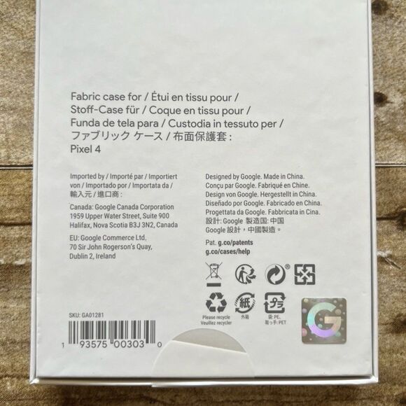 Google Fabric Case for Google Pixel 4 Sorta Smokey Gray - Picture 5 of 5